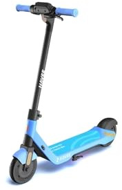 NAVEE K100 Kinder E-Scooter für 6–10 Jahre, bis 14 km Reichweite, 130W Motor, 3 Fahrmodi, 7 pannensichere Reifen, RGB-Licht, App-Steuerung, nur 8,6 kg (Ohne ABE)