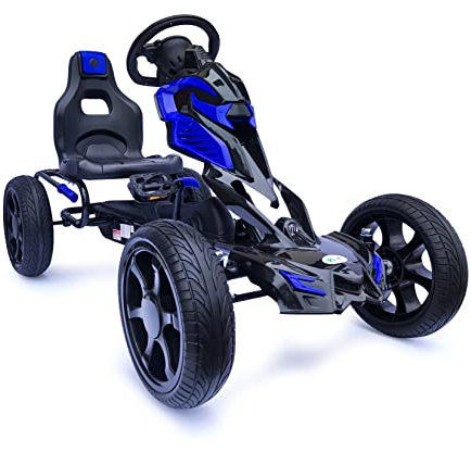 Kinder Pedal Go Kart - 5-12 Jahre, Mit Pedal, Shaum Reifen Eva Wheels