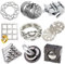 MINGZE Metal Wire Puzzles Brain Teaser, IQ Test Toy Mind Game Jigsaw Magic Trick Toys for Kids and Adults Set of 9, Silvery