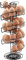Egg Storage Basket, Iron Wire Egg Holder, 30 Capacity Egg Spin Dispenser Rack Holder for Chicken Duck Quail(Black)