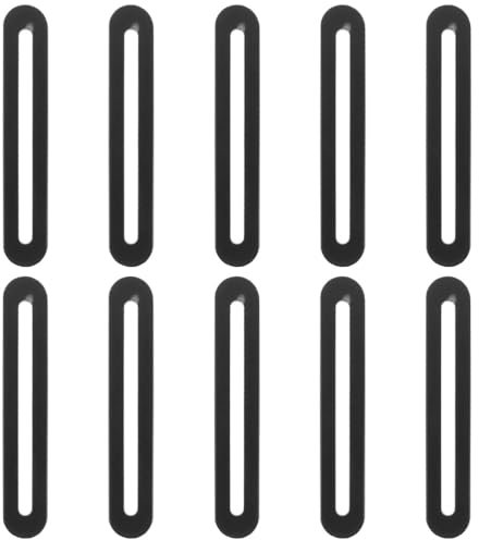 CLISPEED Hochfeste Schlitz-reparaturplatten 10 Stück Flache Metallplatten Mit Schlitzen Zur Verstärkung Von Holzmöbeln