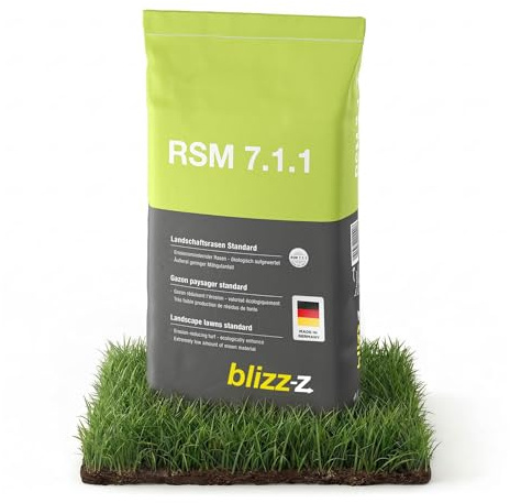 blizz-z RSM 7.1.1 Landschaftsrasen Standard Samen für ca. 500m² - 10kg Sack
