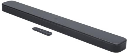 JBL Bar 300 MK2, Soundbar Bluetooth All-in-One a 5.0 Canali per TV con Audio Surround Dolby Atmos, HDMI eARC, Wi-Fi, Video 4K, PureVoice 2.0 e MultiBeam 3.0, Nera
