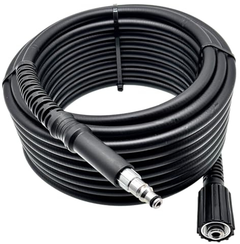 M&M Smartek högtrycksslang för/kompatibel med Black & Decker högtryckstvätt M22 IG förlängning max. Tryck: 160 bar max. Temperatur : 40 °C – 3 m till 50 m (3 meter)