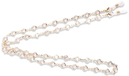 Chaine Lunettes Femme, Chaine Lunettes Femme Luxe, Élégant Chaine Lunettes, Lunettes de Soleil lanières Tenir Cordon Sangle Corde Collier, Chaîne de Masque