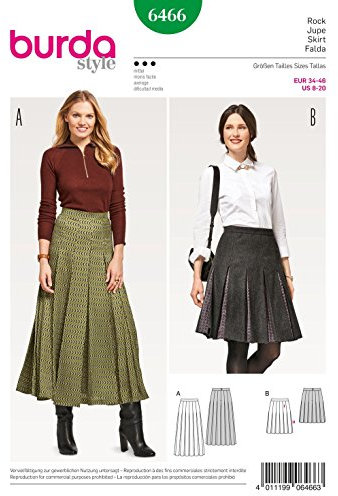 Burda Schnittmuster 6466 Rock, Papier, weiß, 19 x 14 x 0,5 cm