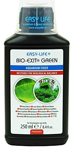 Easy Life Bio Exit Green Traitement de l'eau pour Aquariophilie, 250 ml (Lot de 1)