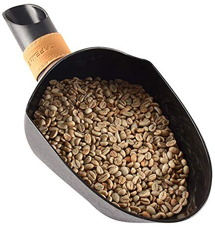 CAFEMASY Coffee Bean Shovel Scoop Commerical Coffee Beans Filling Scooper Plastic Coffee Bean Scale Measuring Scoop