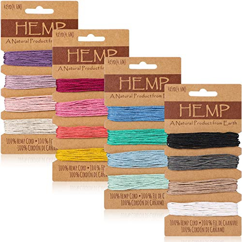 16 Farben Faden Schnur für Armbänder, Schnur für Armbänder Schnur für Handwerk Bänder für Armbänder Herstellung Zubehör, 1 mm, 80 Yards Insgesamt (Bunt)