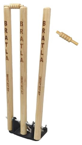 CBB Cricket Spring Return Stumps Wickets Metal Base Multi Surface Placement