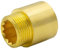 VARIOSAN Hahnverlängerung 16485, 1/2 x 15 mm, Messing, Trinkwasser geeignet, nach DIN 3523
