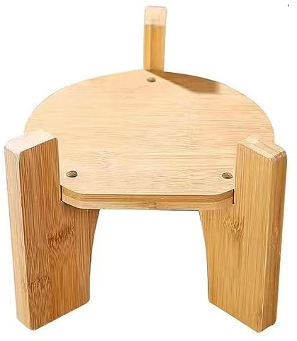 Gralara Supporto per Dispenser per Bevande Supporto per Dispenser Rotondo Supporto per Dispenser per Bevande Portatile Artigianale in Legno per La Cucina
