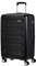 American Tourister Astrobeam - Spinner M, Expandable Suitcase, 67 cm, 69/80 L, Black (Storm Black)