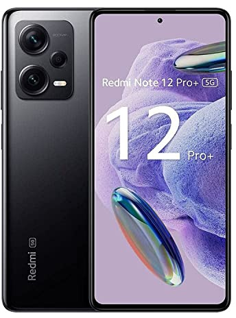 XIAOMI Redmi Note 12 Pro+ 5G Smartphone, 6,67 256GB 8GB Negro, Accesorios no incluidos (Reacondicionado)