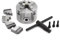 RATTMMOTOR 4 Backen Drehfutter,K12-80 mm Drehmaschine Spannfutter mit selbstzentrierendem Gestänge und Spannschlüssel für CNC Gravur-Fräsmaschine