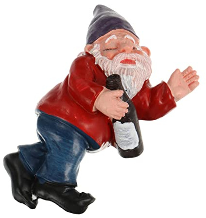 POPETPOP 1 Pieza Estatua de Duende para Jardín Adorno de Duende Posición Decoración para Patio y Césped Figurita