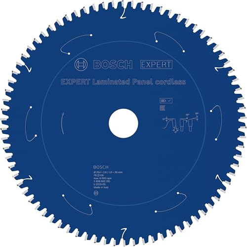Bosch 1x EXPERT Laminated Panel Cordless cirkelsågklinga för bordscirkelsåg