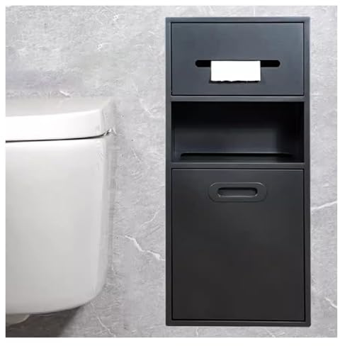 Shower Recessed Shelf Tileable Shelf Wet Room Alcove Recess Stainless Steel Bath Wall Recessed Storage Rack Toilet Paper Holder Door For Hotel Or Residential Bathroom