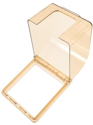 Toddmomy Copri Presa Elettrica Autoadesivo da Bagno Anti-spruzzo Tipo Protezione Parete Senza Foratura Compatibile con Prese per Scaldabagno e Toilette Intelligenti Design Resistente e