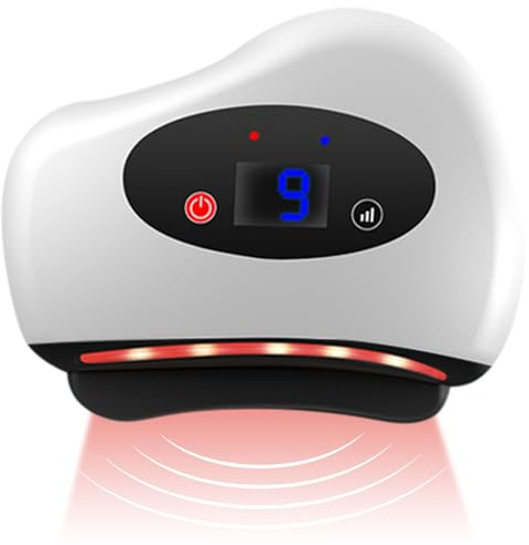 Rascador eléctrico para pies - Dispositivo de relajación muscular 4 en 1 para el cuidado corporal, masajeador profundo de tejidos con cabezales intercambiables, agarre ergonómico y ajustes de