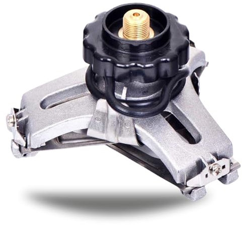 KOVEA Stechkartuschenadapter Schraubkartuschenadapter für Gaskartuschen Schraubgewinde Adapter für Campinggaskartuschen Schraubventil