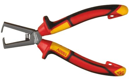 Milwaukee 932464573 VDE - Pinza spelafili, 160 mm, colore: Rosso
