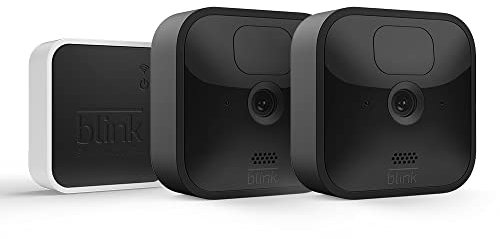Blink Outdoor with two-year battery life | Wireless HD smart security camera, motion detection, Alexa enabled | 2-Camera System with Sync Module