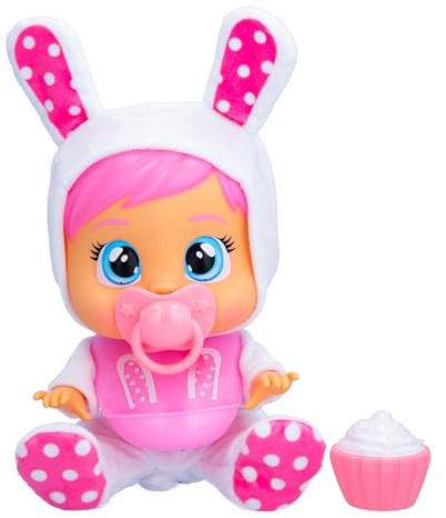 Cry Babies Loving Care Coney, Bambola Interattiva che Piange Lacrime Vere, con Pigiama intercambiabili, Giocattolo Regalo Funzionale per Bambini dai 18 Mesi in su