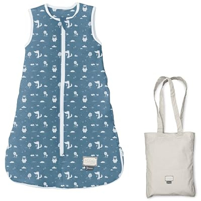 MOOVO by Nuvita 90100 | Vintersäck med mittdragkedja och fotdragkedja, OEKO TEX-certifierad | 18–36 MÅNADER | Powder Blue