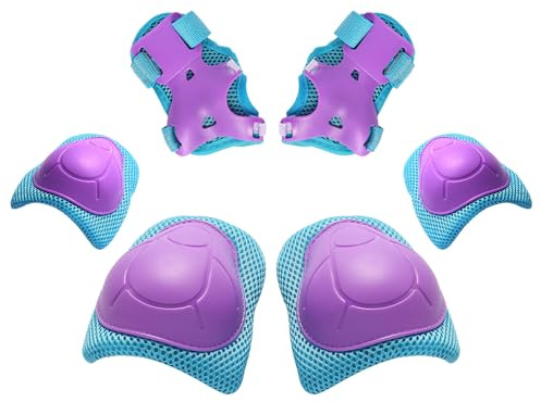Rodilleras para niños y jóvenes, coderas, muñequeras 3 en 1, juego de equipo de protección para patines infantiles, ciclismo, patinaje en línea, patineta, bicicleta BMX, equitación y múltiples