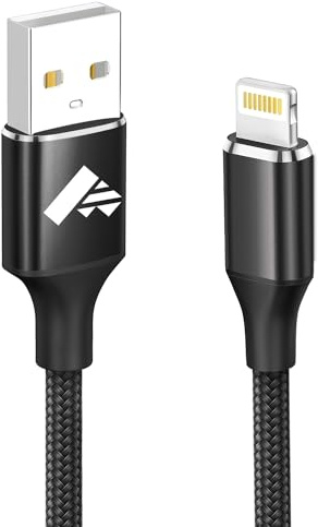 Aioneus Cavo iPhone 1.8M Ricarica Filo Caricatore iPhone Carica Rapida Certificato MFi Lungo Cavo Lightning USB Caricabatterie Cavetto per iPhone 11 12 13 14 Pro Max Plus Mini XS XR X 8 7 6 SE iPad