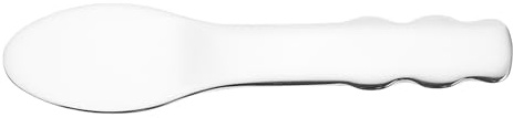 jojofuny Cuillère à Crème Visage en Acier Inoxydable 304 Spatule de Beauté Compacte pour Facial et Soins des Yeux Outil D’Extraction pour Cosmétiques de Voyage