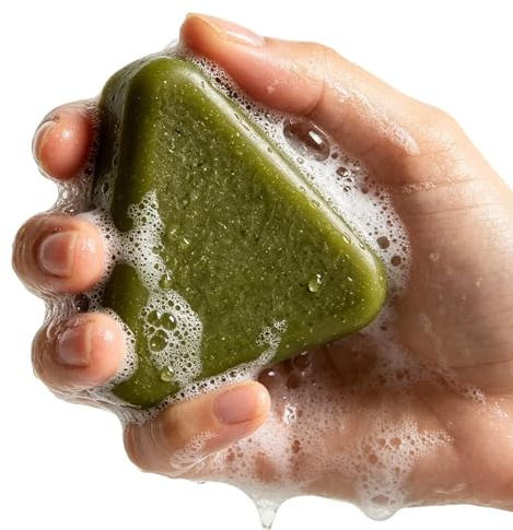 Pastilla de jabón capilar,Fortalecedor Limpieza Profunda Natural - Pastilla Fortalecedora Para El Cabello | Para Control Del Frizz Y Brillo, Uso Diario En Casa Y Viaje Para Mujeres Y Hombres