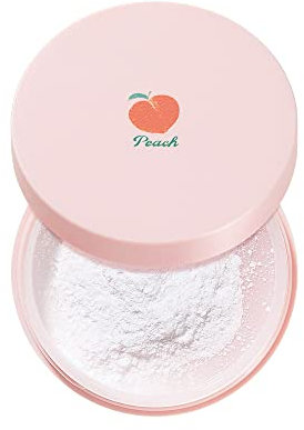 SKINFOOD Peach Cotton Multi Finish Powder 5g - Korean Peach Extract & Calamin Sebum Control Face Powder - Silky Setting Powder - Setting Powder for Oily Skin - Sweet Peach Scent for Soft Skin