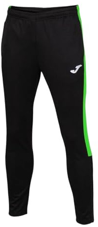 Joma Hombre Pantalón Deportivo, Negro/Verde/Fluor, XS