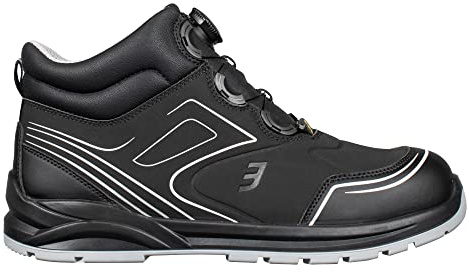SAFETY JOGGER Unisex Cador S3 Mid TLS säkerhetssko, svart, 40 EU, svart, 40 EU