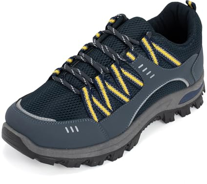 JOMIX Zapatillas Trekking Hombre Zapatos de Trekking y Senderismo Deportivas Ligeras y Transpirables Calzados Urbanos Antideslizantes para Montaña y Uso Diario MOS250648 Azul 46