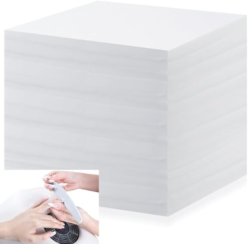 Muuookka Papier de Filtre à Collecteur D'Aspiration pour Poussière D'Ongle 600 Feuilles Jetables Adaptées au Spa Salon
