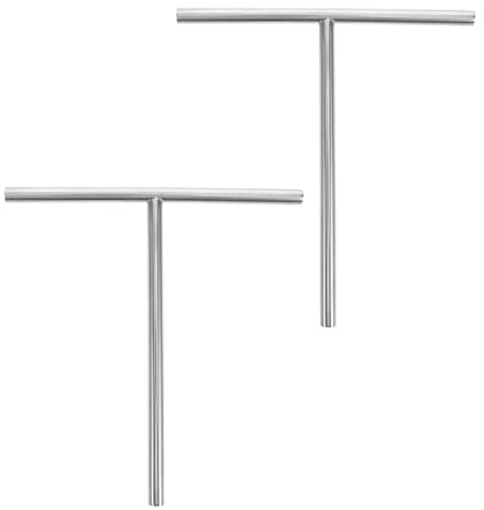 TOYANDONA 2pcs Stainless Steel Crepe Spreader Tool Pancake Maker for Making Pancakes Fried Eggs Kitchen Utensils