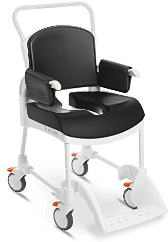 Etac Clean Dusch- und Toilettenrollstuhl Standard Comfort 55 cm weiß