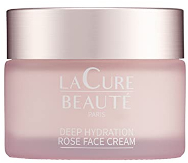 LA CURE BEAUTE Deep Hydration Rose Face Cream 50ml Natural French Beauty Must Have