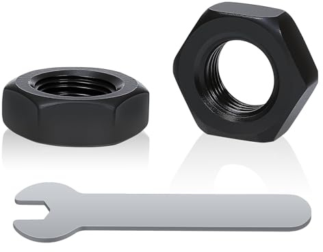 Dado esagonale M3 in acciaio inox, 50 pezzi, nero, dadi esagonali M3,1 pezzi, elementi di fissaggio di alta qualità per metallo, legno e altro (M3)