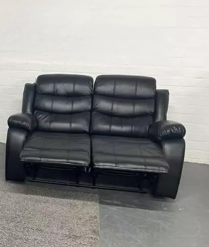 Venice Bonded Leather Recliner | Manual Recliner with Cupholders | 3+2 Seater Sofa Suite (2 Seater)