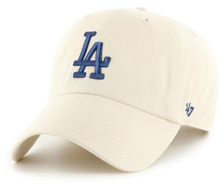 '47 Los Angeles Dodgers MLB Clean Up Hellbeige Verstellbare Cap One-Size