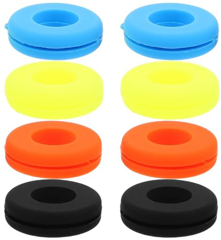 TOKIDNY 8 Pezzi di smorzatori di Vibrazioni in Silicone per Racchette da Tennis, Efficace smorzatore di Vibrazioni per Tennis, Assorbimento degli Urti delle Corde della Racchetta per Allenamento e