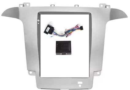 Auto Bilradio Panelram Plastram För Galaxy För C-MAX För Max För S-MAX 2007-2015 Bilradio Utan Skärm Radio Trim Panelram(S Frame cable canbus)