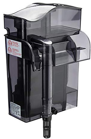 Hanchen Aquarium Protein Skimmer 50-85L Hang On External Aquarium Filter for Saltwater Marine Reef Fish Tank Aquarium