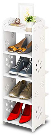 Dripex Schuhregal Standregal 5 Ablagen Schuhablage Schuhständer Schuhschrank multifunktional Standregal für Flur Schlafzimmer Küche