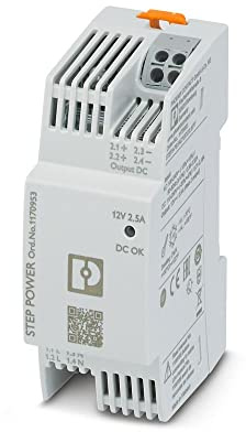 PHOENIX CONTACT - Fuente de alimentación para Carril DIN STEP3-PS/1AC/12DC/2.5/PT 1170953 12V DC 2.5A 30W 1 x 1 pc(s)
