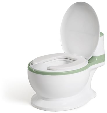MS BabyWorld - POTTY de Chambre Bébé - Pot pour enfant avec seau en plastique amovible | Pot d'apprentissage bébé | Toilette enfant | Facile à ranger | Pour la maison ou emporter en voyage (Beige)